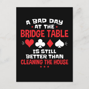 En dålig dag på Bridge Bord-leksaksmatchen Vykort