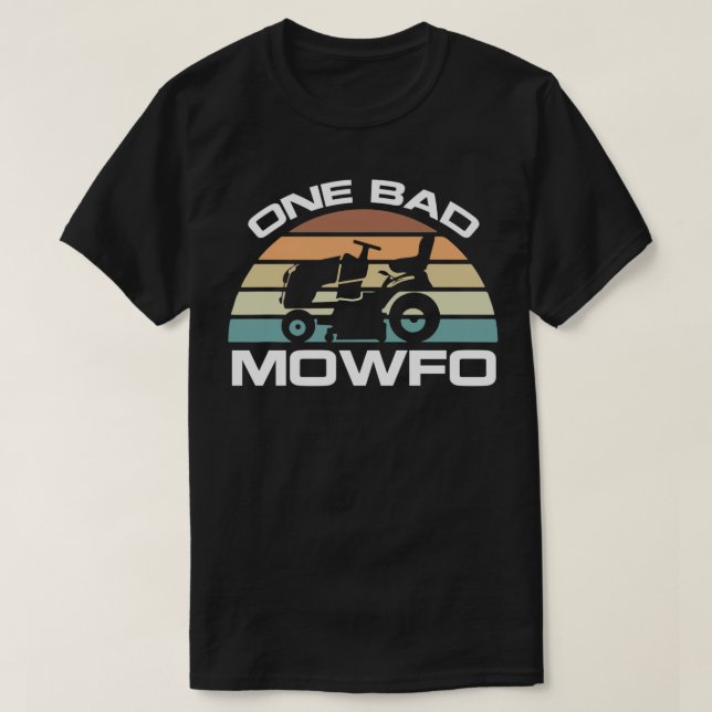 En dålig Mowfo-Gräsmatta-matning för Gardener Fath T Shirt (Design framsida)