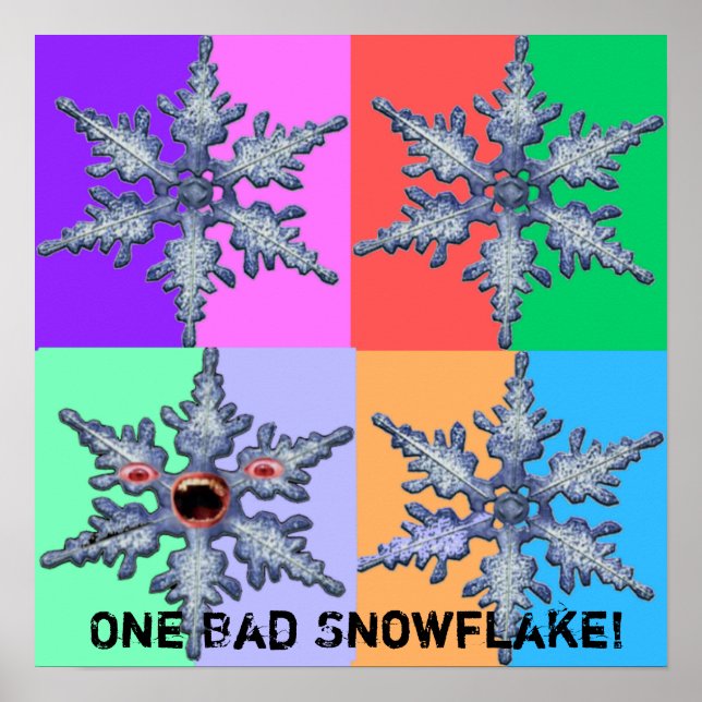 En dålig snöflinga! Affisch (Framsidan)