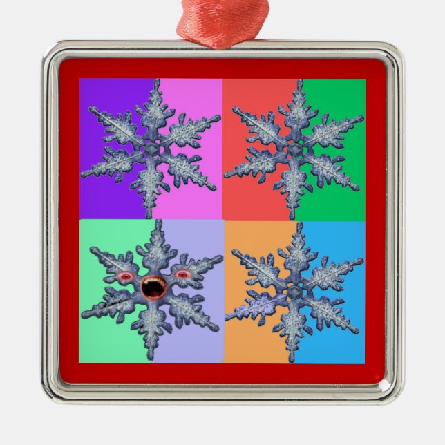 En dålig Snowflake Ornament (Framsidan)