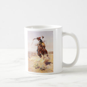 En dåliga Hoss av Charles Marion Russell i 1904 Kaffemugg