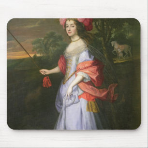 En dam i maskeraddräkten, c.1679 musmatta