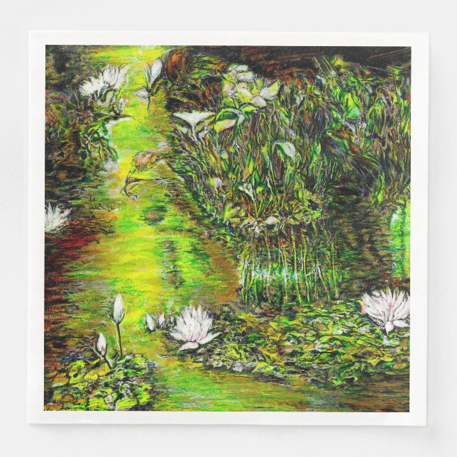 En damm med orena tankar pappersservett (Framsida)