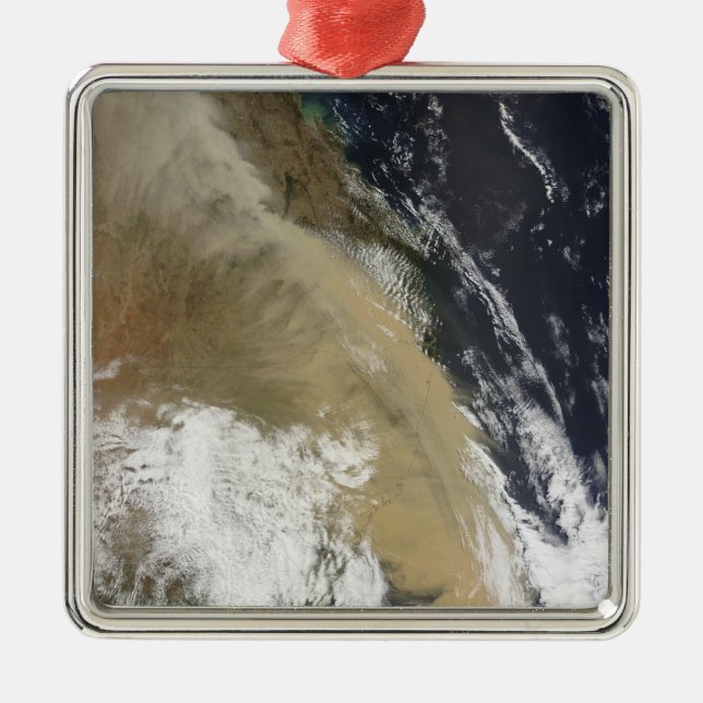 En dammvägg sträckt från norra Queensla Julgransprydnad Metall (Framsidan)