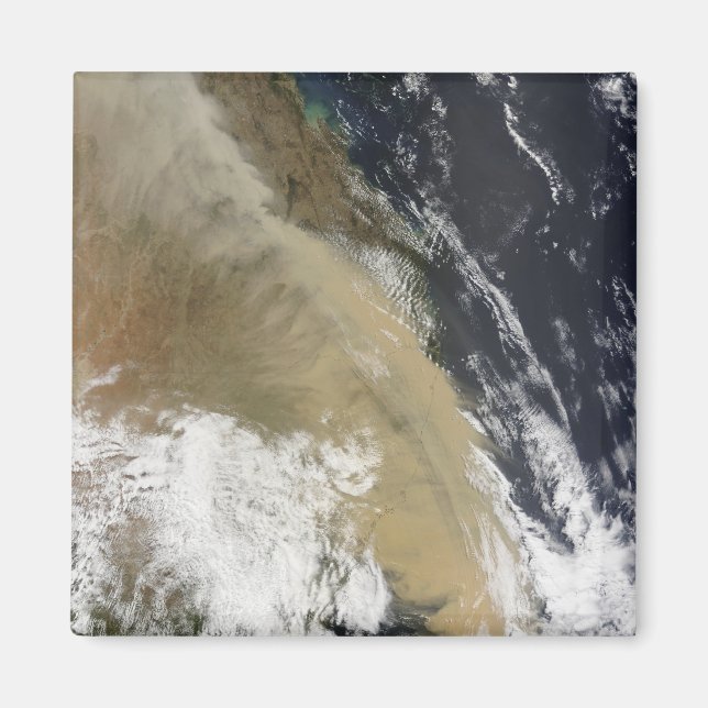 En dammvägg sträckt från norra Queensla Magnet (Framsidan)