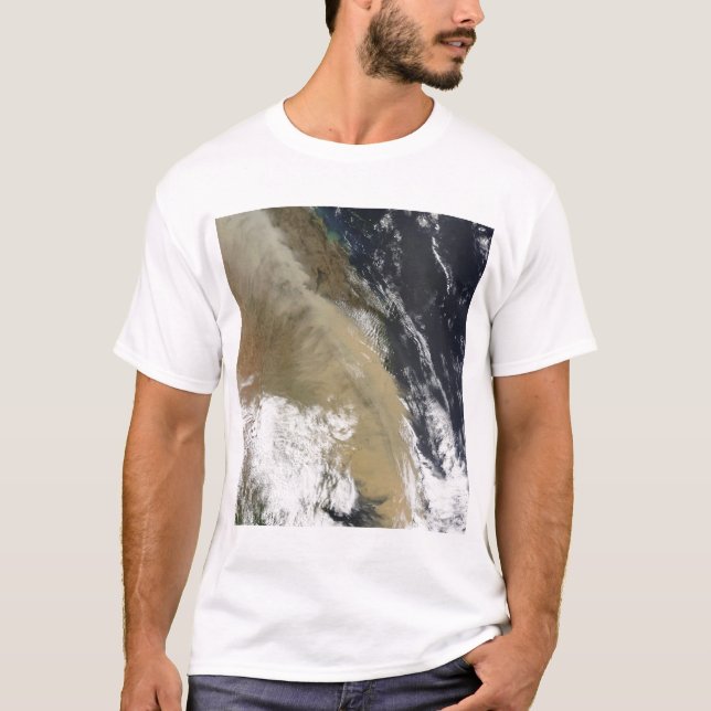 En dammvägg sträckt från norra Queensla Tee Shirt (Framsida)