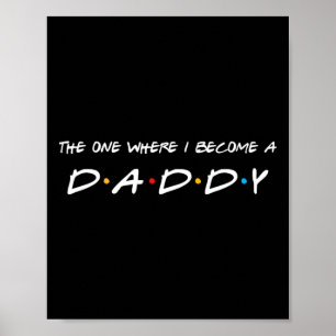 En där jag blir pappa fader poster