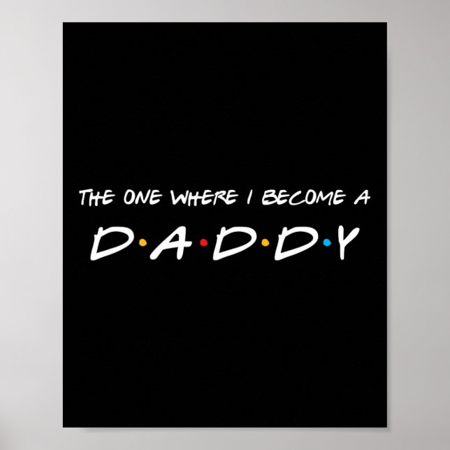 En där jag blir pappa fader  poster (Framsidan)