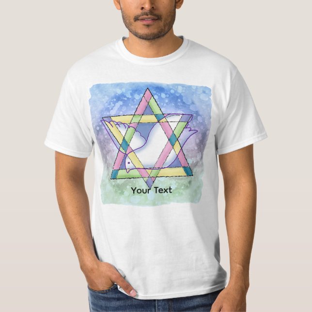 En Davidstjärna T Shirt (Framsida)