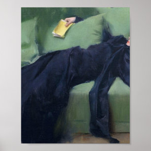 En Decadent Girl - Ramon Casas Poster