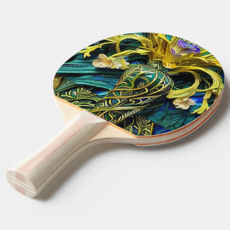 En Dekorerad Pingisracket