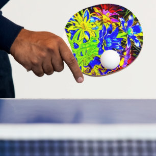 En Dekorerad Pingisracket