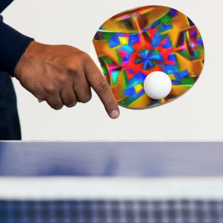 En Dekorerad Pingisracket