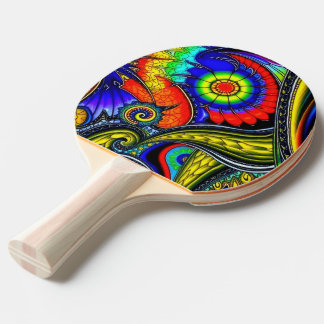 En Dekorerad Pingisracket