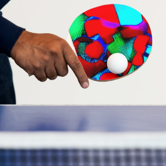 En Dekorerad Pingisracket