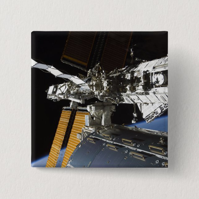 En del av Columbus laboratorium Knapp (Framsida)