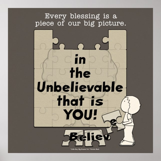 En del av den stora bilden poster (Framsidan)