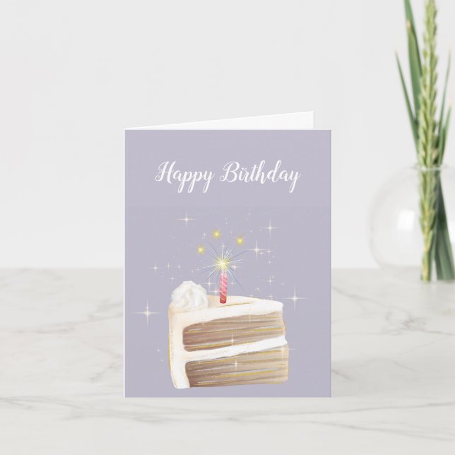 En del av kummelns födelsedag kort (Framsida)