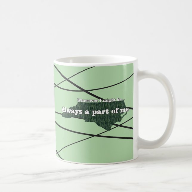En del av mig, North Carolina Kaffemugg (Höger)