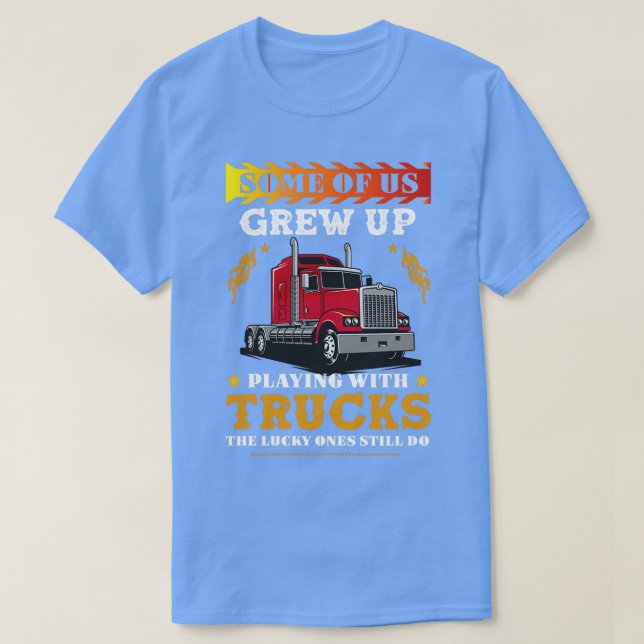 En del av USA Grew spelar med Lastbilar T Shirt (Design framsida)