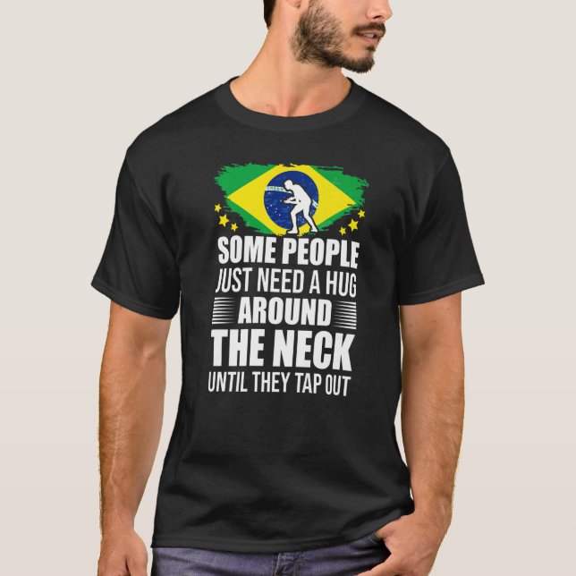En del behöver bara en hal-tap ut ur Brasilien T Shirt (Framsida)