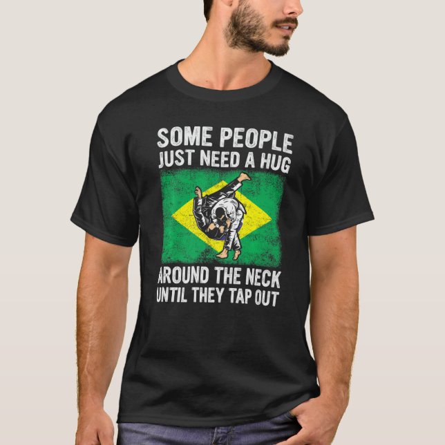 En del behöver bara en hal-tap ut ur Brasilien T Shirt (Framsida)