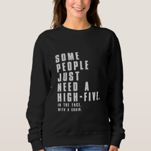 En del behöver bara en hög-fem i ansikte med t shirt