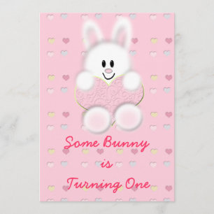 En del Bunny är på väg en Inbjudningar