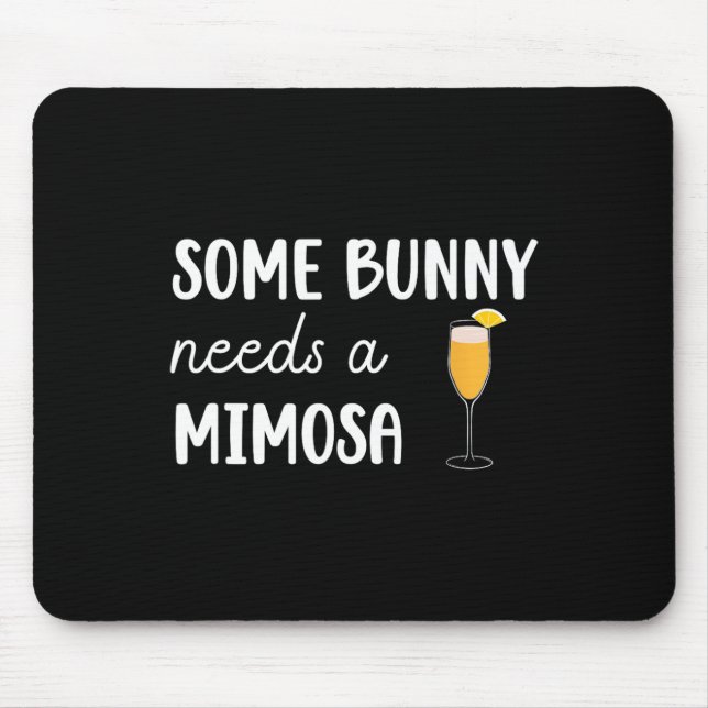 En del Bunny behöver en Mimosa Funny Manar Kvinnor Musmatta (Framsidan)