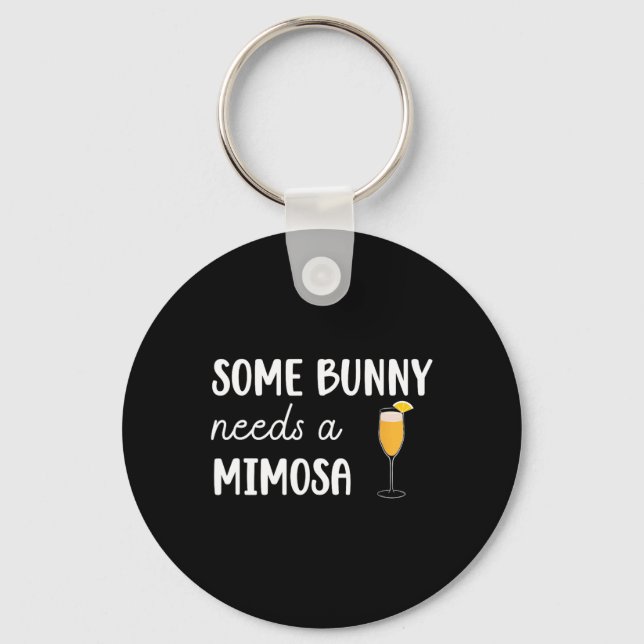 En del Bunny behöver en Mimosa Funny Manar Kvinnor Nyckelring (Framsida)