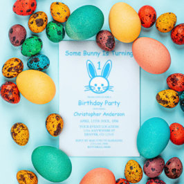 En del Bunny håller på att bli en: första födelsed Inbjudningar