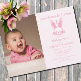 En del Bunny håller på att bli en: första födelsed Inbjudningar