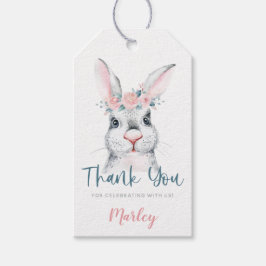 En del Bunny har en Tack-förmån Presentetikett