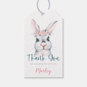 En del Bunny har en Tack-förmån Presentetikett