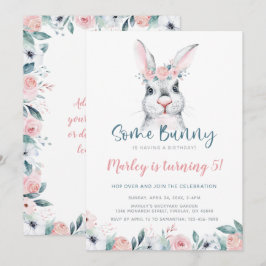 En del Bunny har födelsedag, vilken ålder som hels Inbjudningar