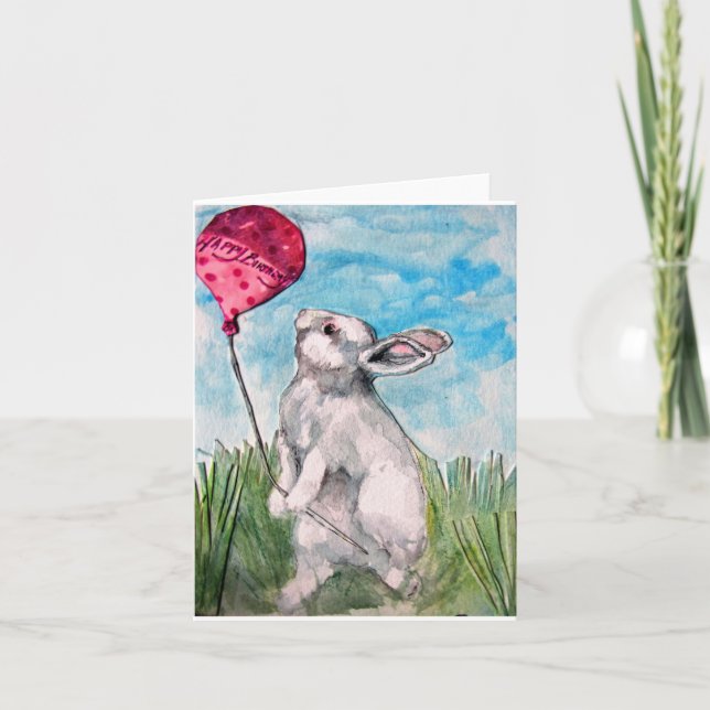 En del Bunnys Har på födelsedagen Kort (Framsida)