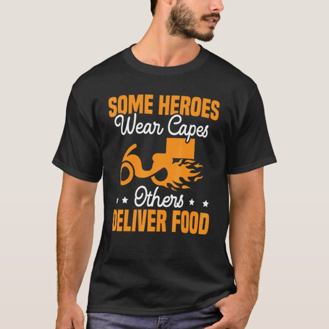 En del Heroes Bära Kapslar andra levererar mat T Shirt (Framsida)