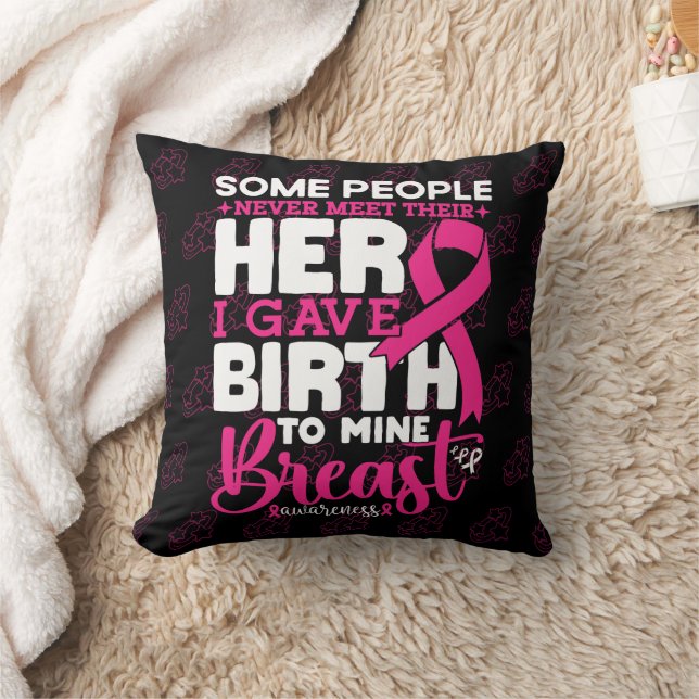 En del människor möter aldrig sin Hero Breast-medv Kudde (Filt)