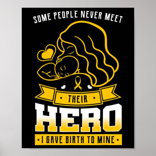 En del människor mötte aldrig sitt hjälte jag född poster (Framsidan)
