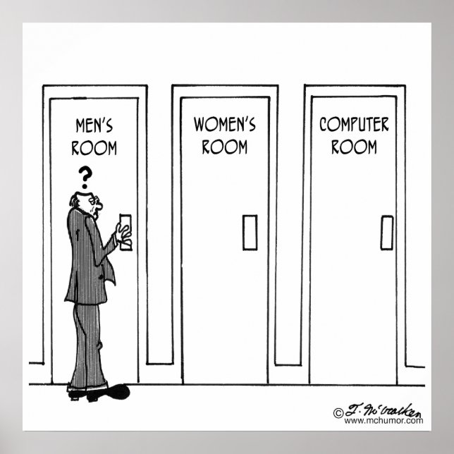 En del Sak ska inte vara datoriserad Poster (Framsidan)