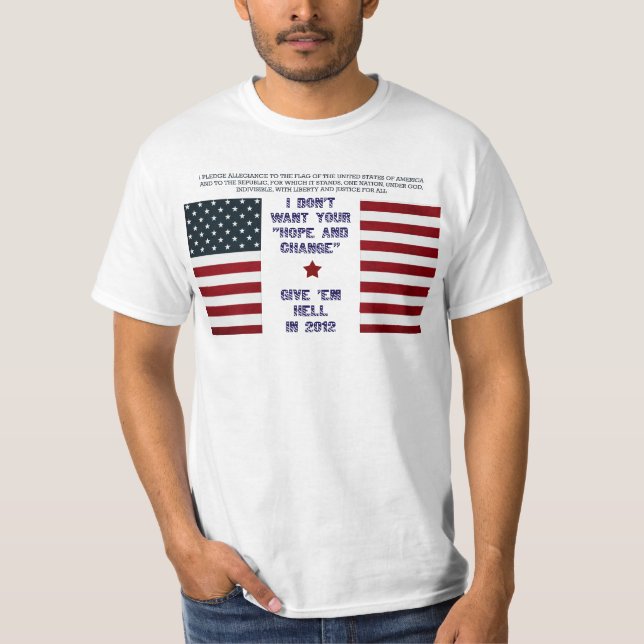 En delad nation tee (Framsida)