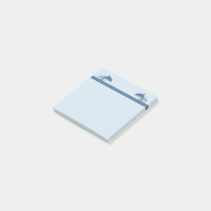 En delfin post-it block