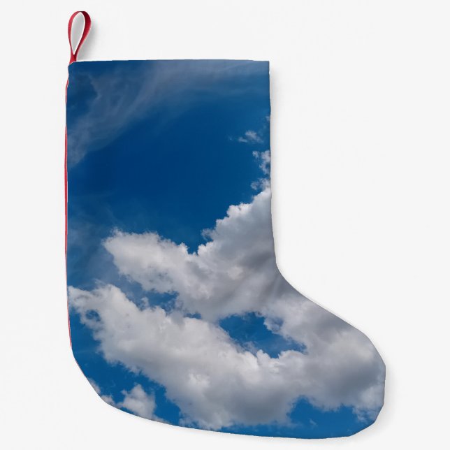 En delning i molnet liten julstrumpa (Framsidan)