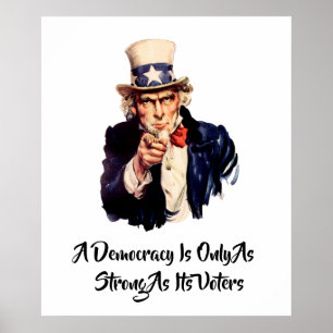 En demokrati är bara lika stark som sina väljare poster