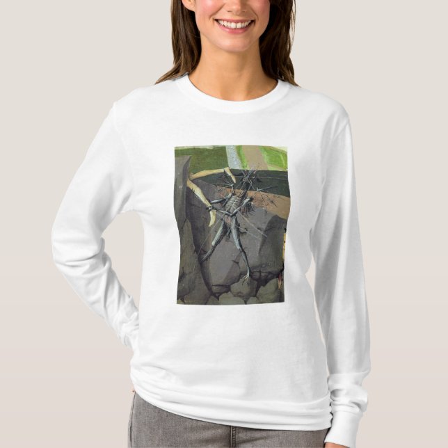 En demon, från 'coronationen av Virgin'en Tee Shirt (Framsida)