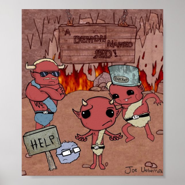 En Demon Named Jed! poster (Framsidan)