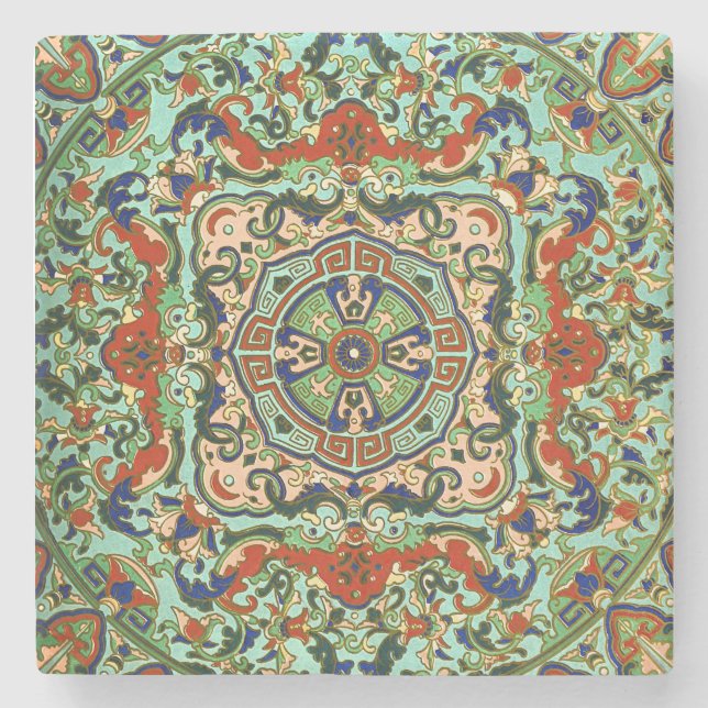 En design från Orienten Underlägg Sten (Framsidan)