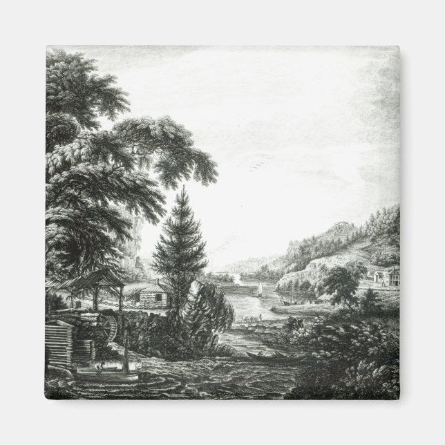 En design som representerar början och magnet (Framsidan)