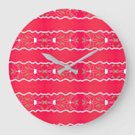 En Designad lås för Bright-Blommigt Stor Klocka