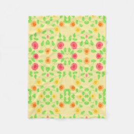 En designerblanksteg in med smör fleecefilt